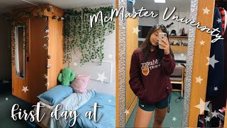 FIRST DAY OF FRESHMAN YEAR ✩ McMaster University | Allie C.