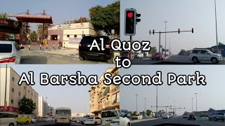 Driving from Al Quoz to Al Barsha Second Park | Dubai UAE