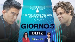 Campionato del Mondo Blitz 2023 con Carlsen, Nepo, Duda, MVL, Aronian, Caruana, Brunello | Giorno 5