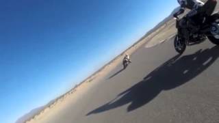 Ken Hill on a stock FZ8 at Chuckwalla