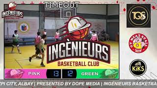 TEAM PINK vs TEAM GREEN | Ingénieurs Basketball Club Internal Cup Season 3 | November 25, 2023