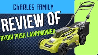 Review for Ryobi Cordless Push Lawn Mower 20 in. 40-Volt