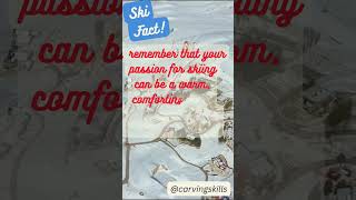 Passion for Skiing Finding Warmth on Icy Slopes #shorts  #carvingskills #quotes