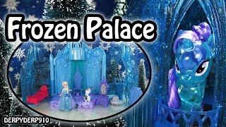 MLP Frozen Princess 2:   Disney Frozen Magical Lights Palace Elsa Olaf My Little Pony Toy Review