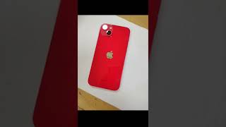 iPhone 14 plus unboxing with red product