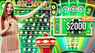 MASSIVE 5X CASH HUNT TOP SLOT PAID HUGE ON CRAZY TIME!