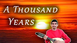 A Thousand Years #mandolin #love #cover #FallInLove