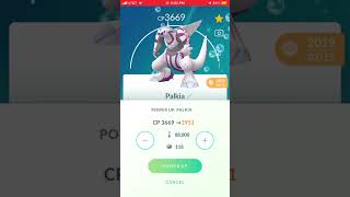 POWERING UP MY PALKIA TO LVL 40!