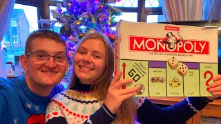 Playing Christmas Monopoly - VLOGMAS DAY 13