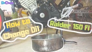 Change Oil | RAIDER 150 FI