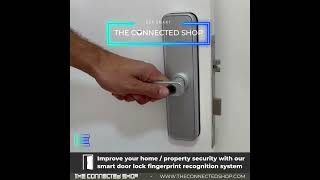 🔑The the ultimate smart door lock featuring instant fingerprint recognition system!