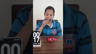 50 SECOND  Choco Pie  Eating  CHALLENGE  #shorts #ashortaday #minkutinku #eatingchallenge