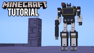 MINECRAFT : How To Build G1 Transformer Soundwave