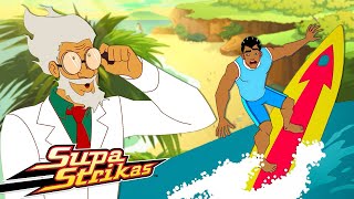 SURF'S UP For The STRIKERS! | Supa Strikas ⚽ | Action Cartoons For Kids