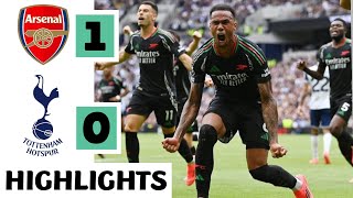 🔴 Arsenal vs Tottenham 1- 0 Highlights | Vicario fight Timber, Gabriel goal, Arsenal fans reaction