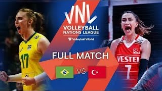 🇧🇷BRAZIL - 🇹🇷TURKIYE 🏐 VNL 2023 Set 2 (audience view)