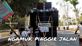 ARPAK AUDIO NGAMUK DI PINGGIR JALAN