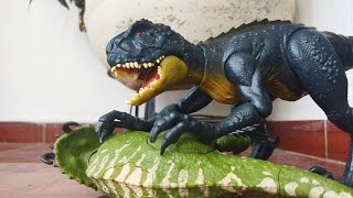 Jurassic World Camp Cretaceous | Slash 'n Battle Scorpius Rex | Figure Movements | Mark7 Studios