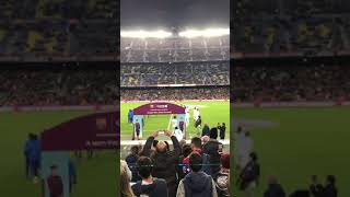 Barcelona soccer liga pre match