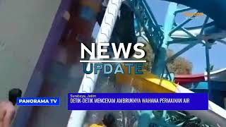 Detik-detik Mencekam Ambruknya Wahana Permainan Air di Kenjeran Surabaya | Panorama Update