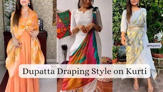 Get Creative With Your Kurti: Try These Stunning Dupatta Draping Styles