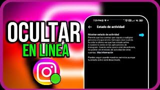 COMO OCULTAR EN LINEA EN INSTAGRAM 2024