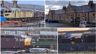 A brief encounter with some Class 37s and 47s at Carnforth