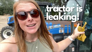 My Tractor is LEAKING!!