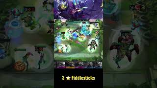 3 Star Fiddlesticks TFT S8 #shorts