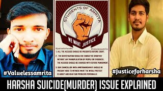 #Justiceforharsha Harsha Suicide Issue | Amrita Engineering College | Madan Gowri | Ms Malik