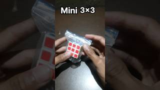 Unboxing of Mini 3×3 Rubik's cube #shorts #cube #rubikscube #cubeshorts