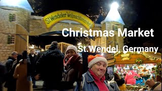 Walking thru St. Wendel Christmas Market Weihnachtsmarkt Germany 2022