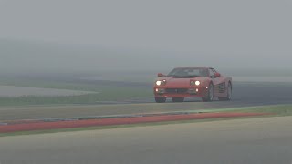 Assetto Corsa - Mugello / Ferrari 512 TR / Time: Day / Weather: Heavy Fog / GT HUD