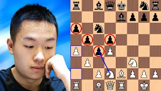 Wei Yi punishes PAWN PUSHER in the French, Tarrasch