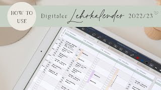 HOW TO: Wie du unseren brandneuen digitalen Lehrkalender 2022/2023 für dich nutzen kannst