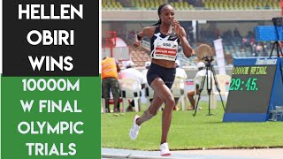 Hellen OBIRI 10,000M W Final GOLD | Kenya Olympic Trials 2021