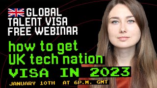 How to Get UK Global Talent Visa in 2023 - Free Webinar