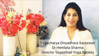 International Yoga Day Celebration || Yogacharya Divyadhara Saraswati Dr.Hemlata Sharma