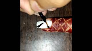 Envelope Design Nailart tutorial for beginners | Unique Nailart design without any tools #shorts