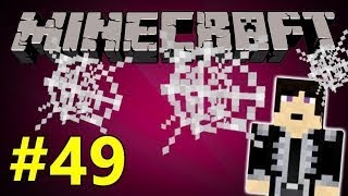 Lets Play! Minecraft Part 49 HANGING FACE WEB TRAP