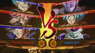 DRAGON BALL FighterZ - Vegeta Blue /Goku Black/Trunks Vs Hit/Goku Blue/Freeza (Hardest)