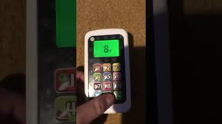 Leapfrog chat and count cell phone on low batteries