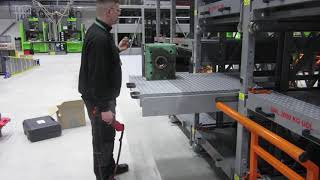 Mould Tool Pull out racking - Loading.