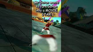 MR SATAN WANTS TO TURN GOHAN INTO A MOVIE STAR IN DRAGONBALL SPARKING ZERO! #shorts #dragonball