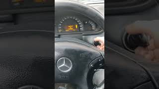 Mercedes W203 программирование нового ключа