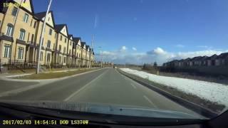 Driving in Ontario: Markham to Ajax via Toronto and Pickering