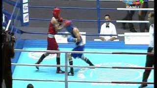 AIBA World Championships 2011: CASLAROV Stefan (Romania) vs BARRIGA Mark (Philipines)