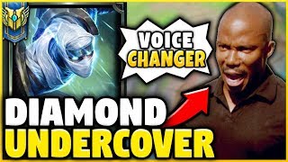 TROLLING A TOXIC COACH *VOICE CHANGER* DISGUISED AS A BRONZE PLAYER! (HE QUITS!) - League of Legends