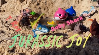 Dinosaur Adventures: Mystery Egg Hunt & Baby Shark Funtime!