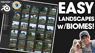 Easy REALISTIC Landscapes with Biomes (Ep 2 Geoscatter for Beginners)